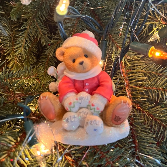 Cherished Teddies “Ted” Snow Fun When You Are Around 1997 vintage ceramic bear - Picture 4 of 11